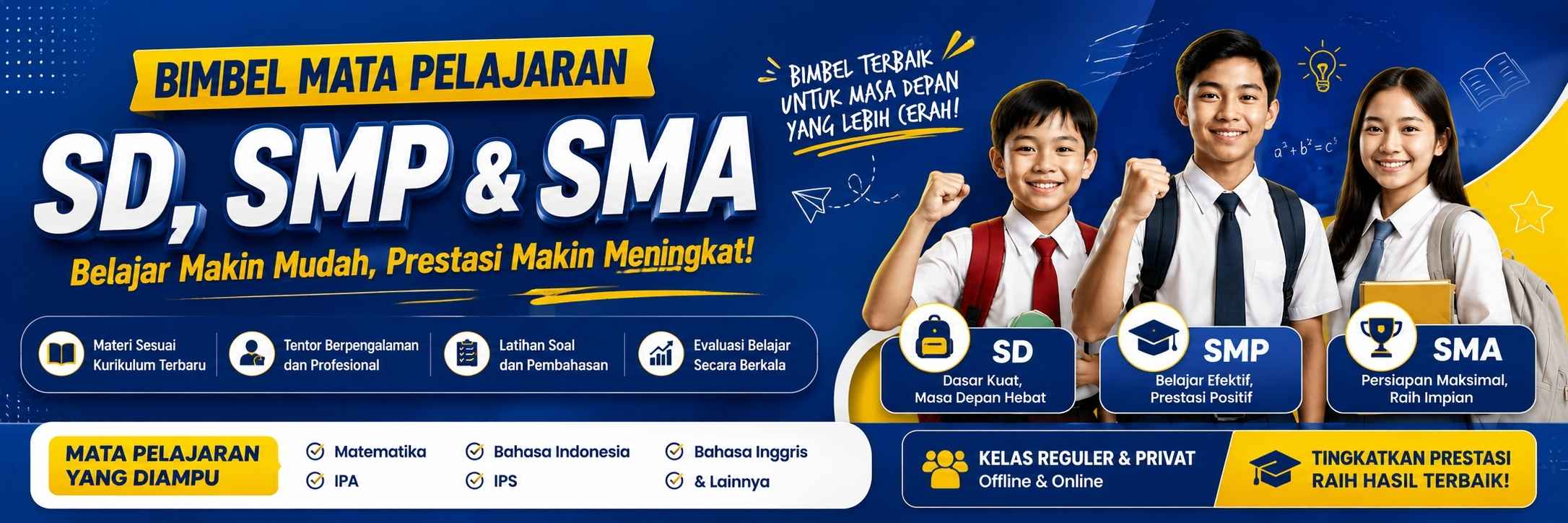 program bimbel kedinasan, les stpi, les sttd, les politeknik, les poltekip, les poltekim, les poltek ssn