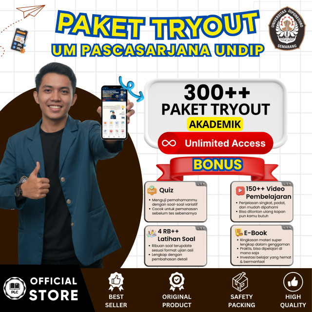 PAKET TRYOUT UM PASCASARJANA UNDIP 2026