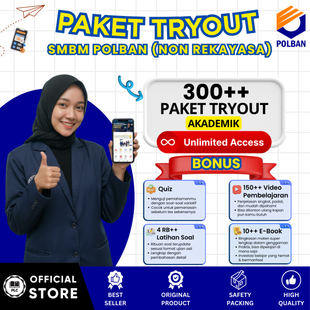 PAKET TRYOUT SMBM POLBAN (NON REKAYASA) 2026