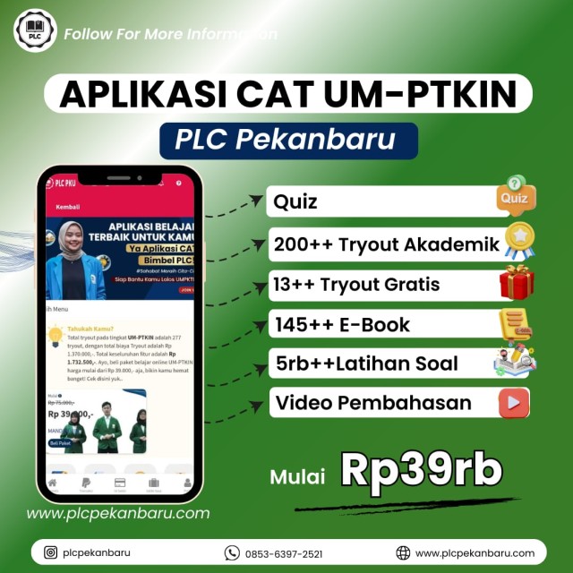 PAKET BELAJAR ONLINE UM-PTKIN 2026 SPESIAL APLIKASI CAT  UM-PTKIN 12 BULAN