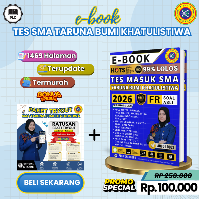 EBOOK TES MASUK SMA TARUNA BUMI KHATULISTIWA