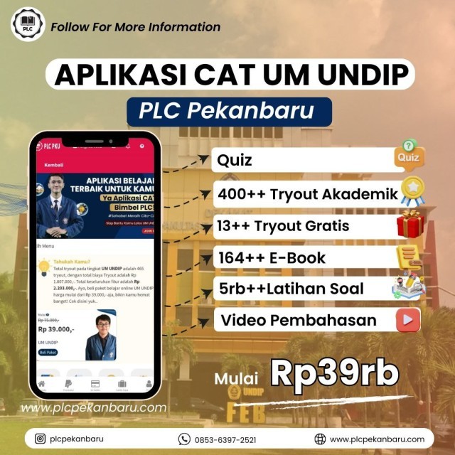 Paket Belajar Online UM Undip 2026 Spesial Aplikasi CAT UM Undip