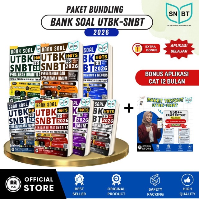 Buku UTBK 2026 - Spesial Bank Soal Paket Bundling 7 Subtes Persiapan UTBK SNBT 2026/2027