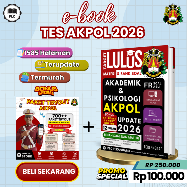 EBOOK TES MASUK AKPOL (AKADEMI KEPOLISIAN) 2026/2027