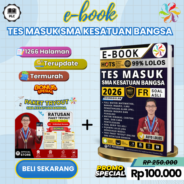 E-BOOK  TES MASUK SMA KESATUAN BANGSA 2026