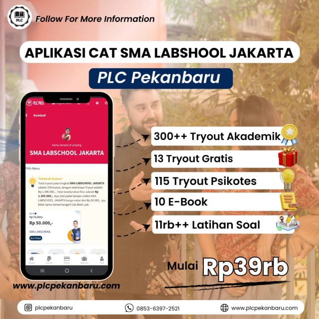 PAKET BELAJAR ONLINE SMA LABSCHOOL JAKARTA  2026 SPESIAL APLIKASI CAT SMA LABSCHOOL JAKARTA 3 BULAN