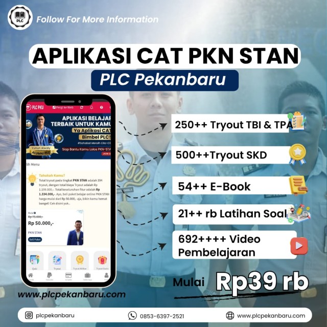 PAKET BELAJAR ONLINE PKN STAN 2026 SPESIAL APLIKASI CAT PKN STAN