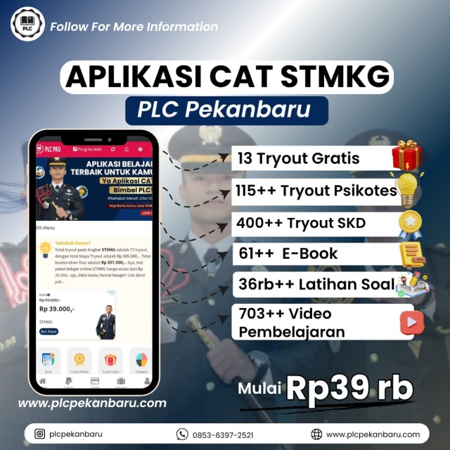 PAKET BELAJAR ONLINE STMKG 2026 SPESIAL APLIKASI CAT STMKG