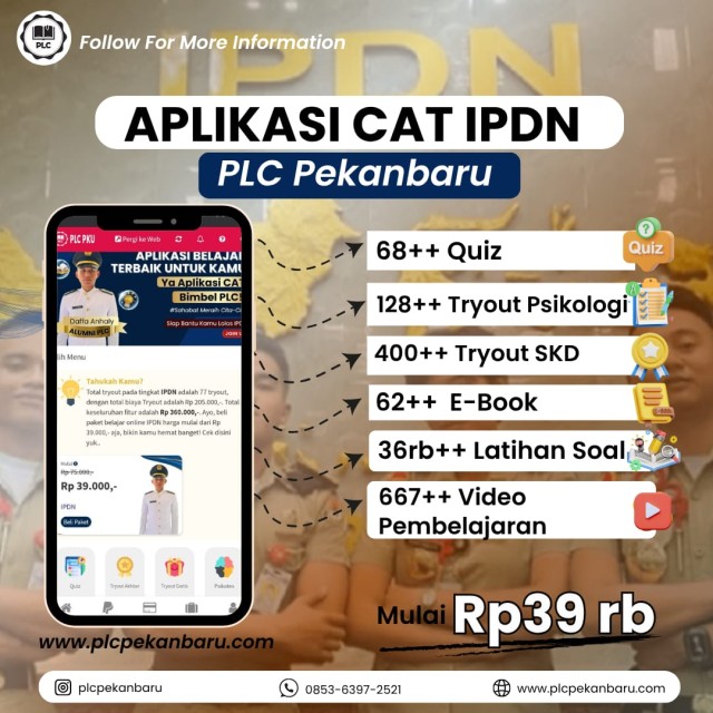 PAKET BELAJAR ONLINE IPDN 2026 SPESIAL APLIKASI CAT IPDN