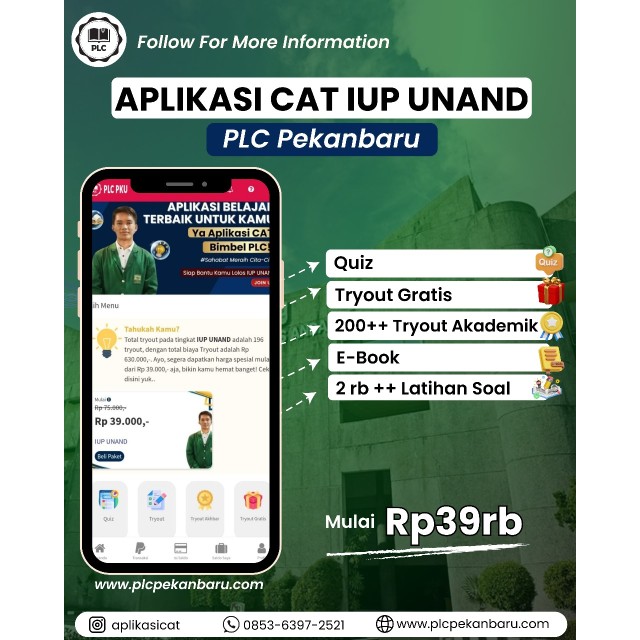 PAKET BELAJAR ONLINE IUP UNAND