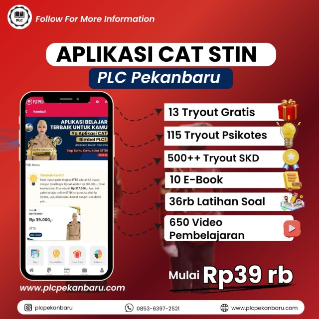 PAKET BELAJAR ONLINE STIN 2026 SPESIAL APLIKASI CAT STIN