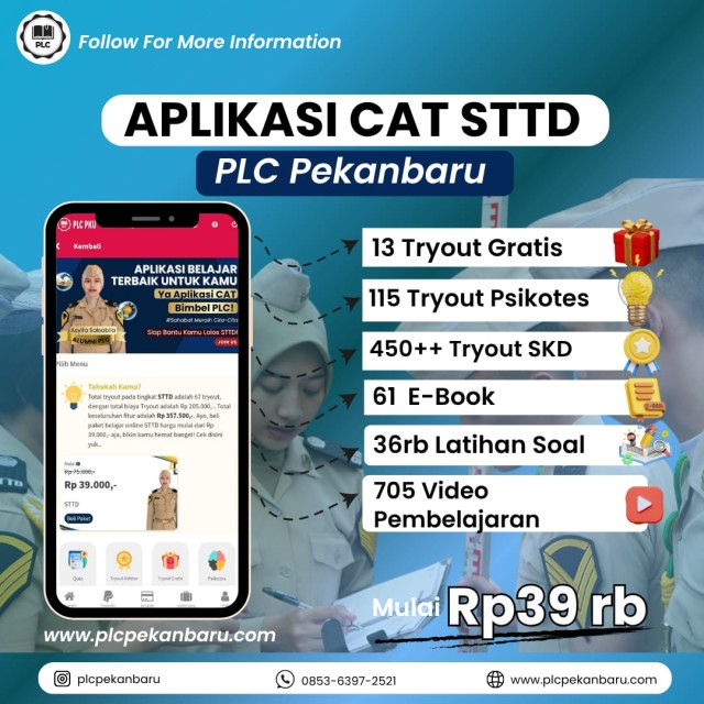 PAKET BELAJAR ONLINE STTD 2026 SPESIAL APLIKASI CAT STTD