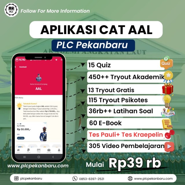 PAKET BELAJAR ONLINE AAL 2026 SPESIAL APLIKASI CAT AAL