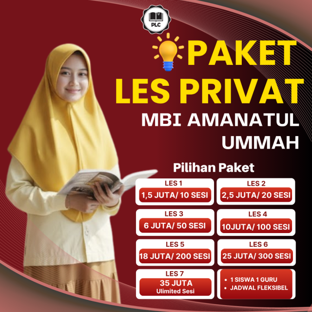PAKET LES PRIVAT MBI AMANATUL UMMAH