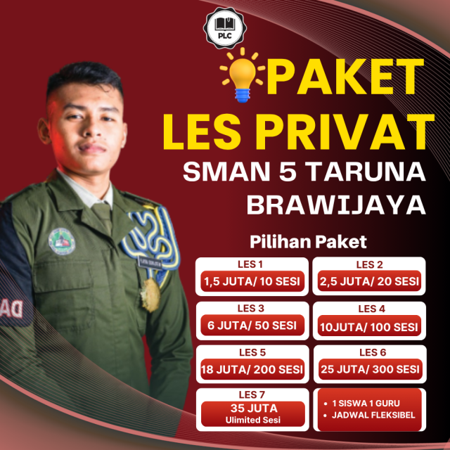 PAKET LES PRIVAT SMAN 5 TARUNA BRAWIJAYA