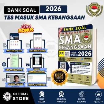 PLC - Buku SMA Kebangsaan 2026 Spesial Bank Soal Terupdate + Tryout Online Buku Tes SMA Kebangsaan