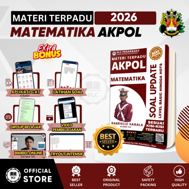 Buku Tes AKPOL Matematika Terbaru Auto Lulus