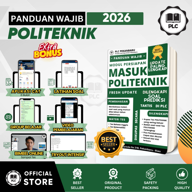 Buku Persiapan Masuk POLITEKNIK Modul Persiapan Politeknik Buku Politeknik Terupdate