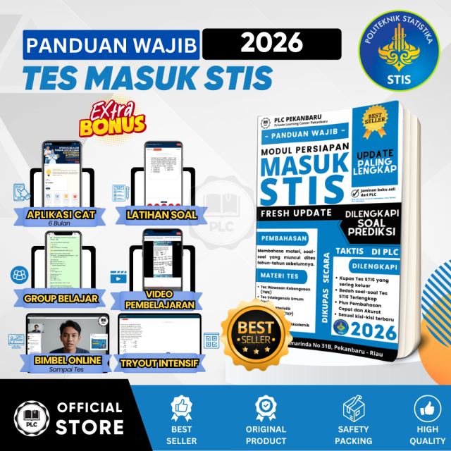 Buku Persiapan Masuk Stis Modul Persiapan Tes Stis Fresh Update 2026 Politeknik Statistika