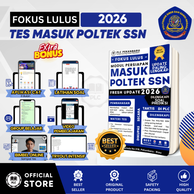Buku Poltek Ssn Persiapan Masuk Poltek Ssn Modul Poltek Ssn atau STSN Update