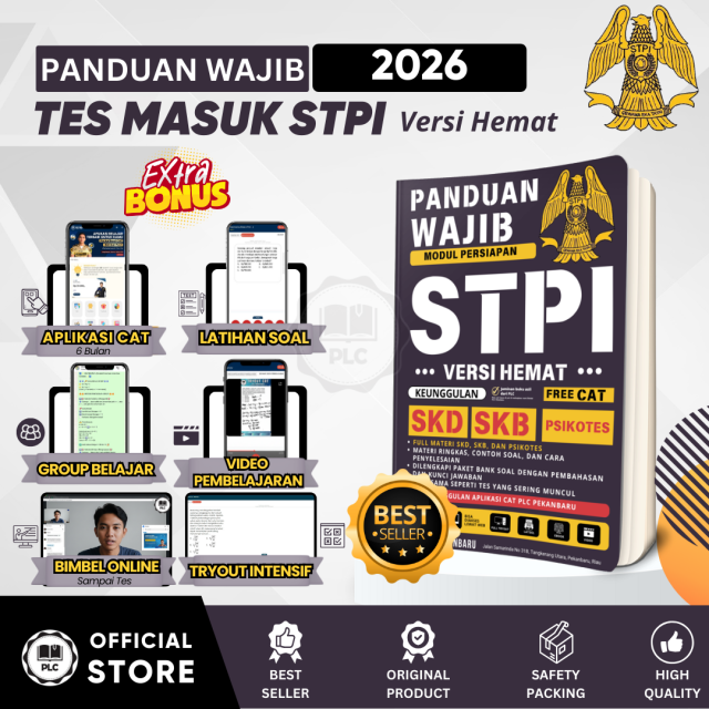 Buku Persiapan Masuk Stpi Buku Stpi Politeknik Peenerbangan Indonesia Curug Ppic 2026 Versi Hemat