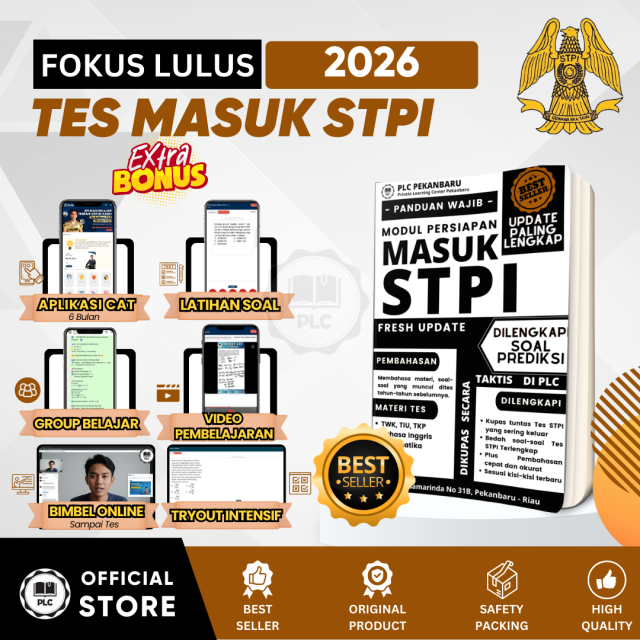 Buku Persiapan Masuk Stpi Modul Tes Stpi Politeknik Penerbangan Indonesia Curug Ppic 2026