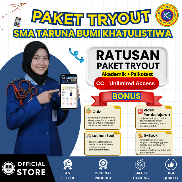 PAKET TRYOUT SMA TARUNA BUMI KHATULISTIWA