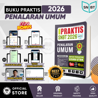 Buku UTBK 2026 - Praktis Materi & Bank Soal Penalaran Umum Tes UTBK SNBT 2026
