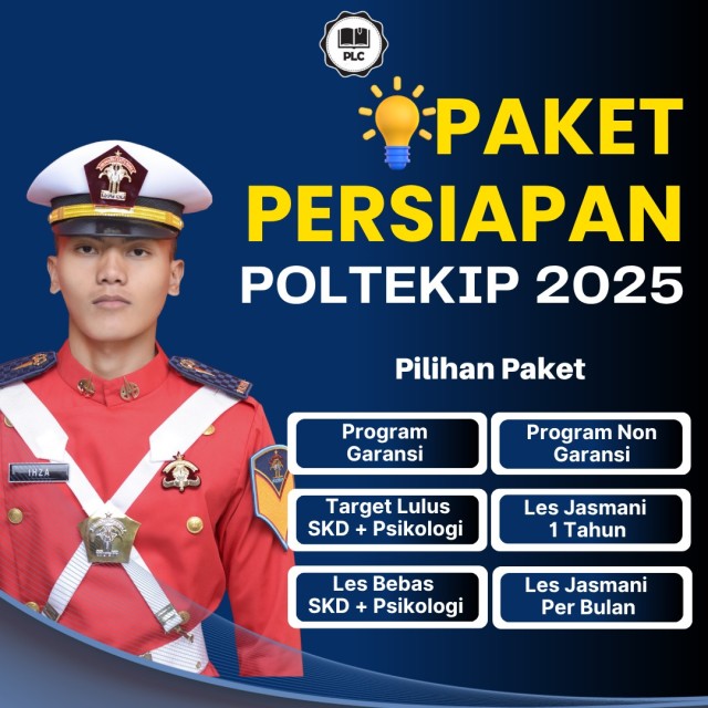 PAKET PERSIAPAN POLTEKIP 2025