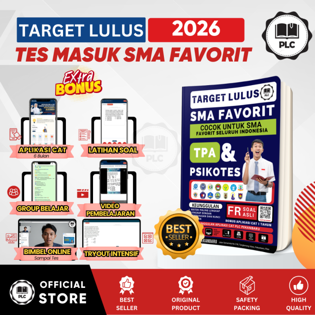 Buku TPA Psikotes SMA Favorit 2026 Target Lulus SMA Favorit Buku Tpa Psikologi SMA Favorit 2026
