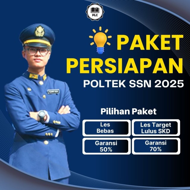 PAKET PERSIAPAN POLTEK SSN 2025