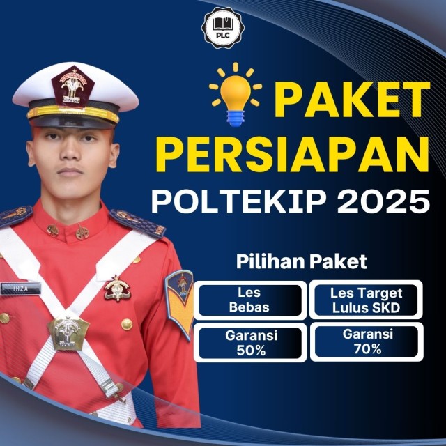 PAKET PERSIAPAN POLTEKIP 2025