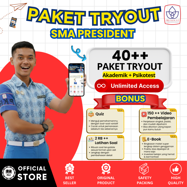 PAKET BELAJAR ONLINE SMA PRESIDEN