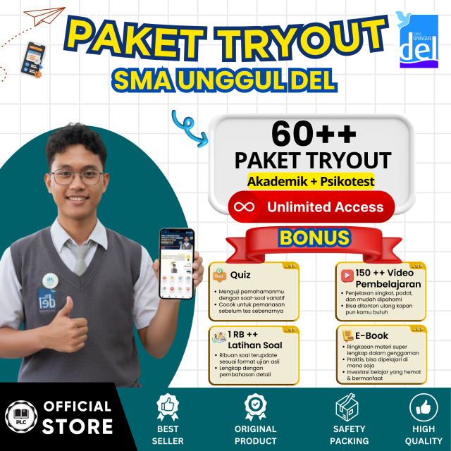 PAKET BELAJAR ONLINE SMA UNGGUL DEL