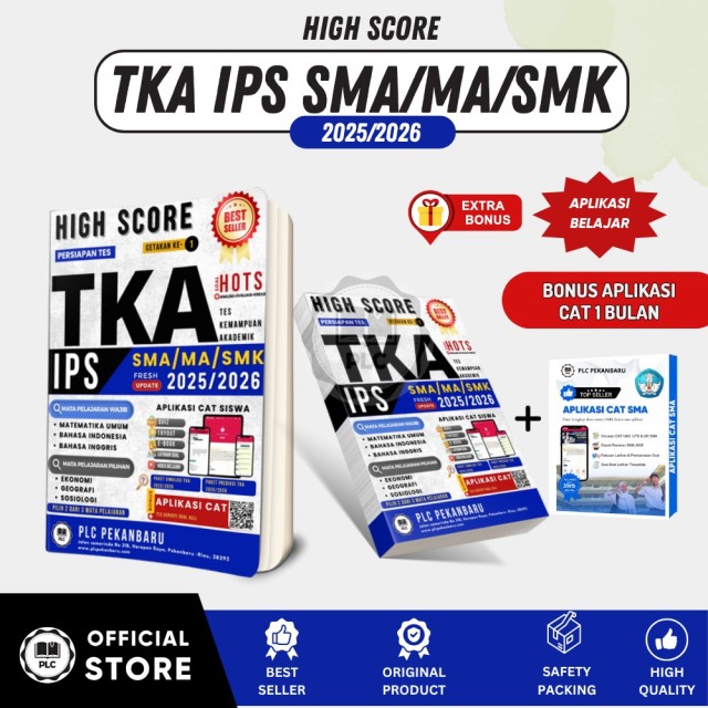 Buku Tes Kemampuan Akademik (TKA) IPS 2026 Buku Tes Kemampuan Akademik 2026 Terupdate Tes Kemampuan