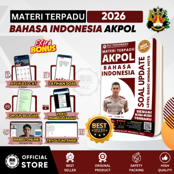 Buku Tes AKPOL Bahasa Indonesia Akpol Terbaru Auto Lulus