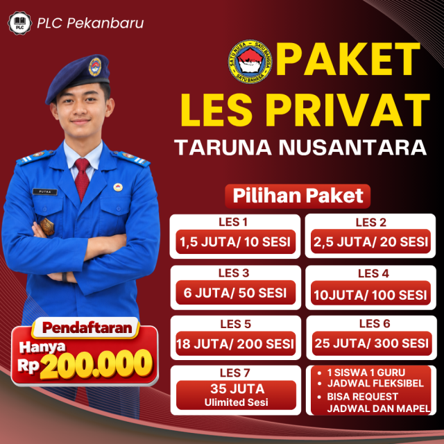 PAKET LES PRIVAT TARUNA NUSANTARA