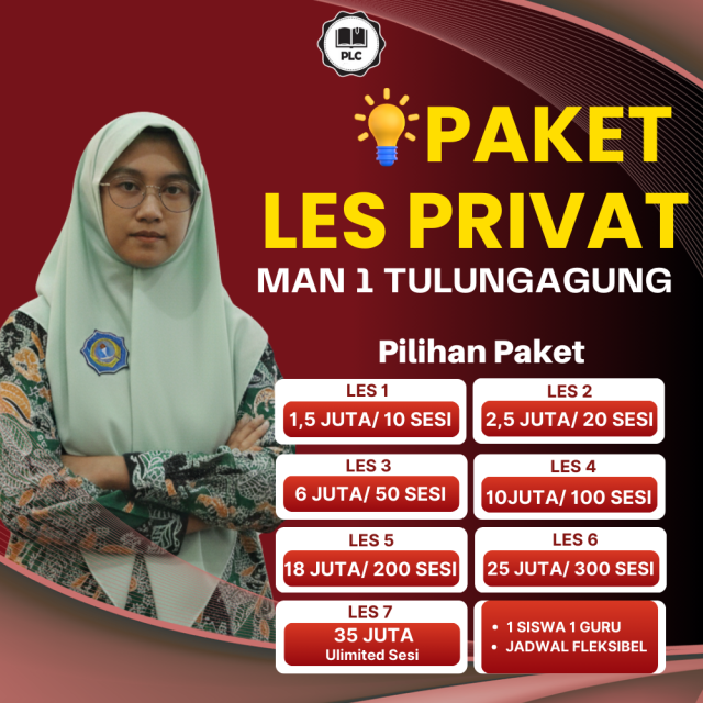 PAKET LES PRIVAT MAN 1 TULUNGAGUNG