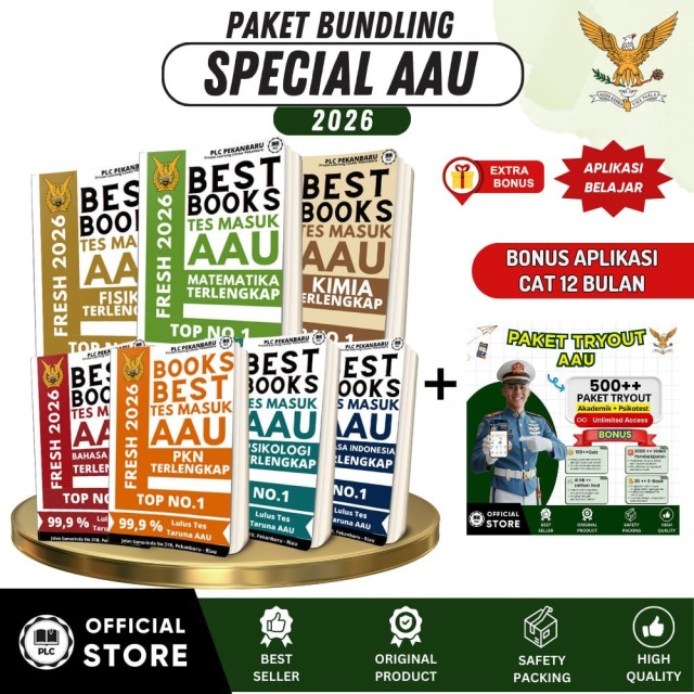 plc-buku-materi-bank-soal-persiapan-tes-masuk-aau-2026-paket-bundling