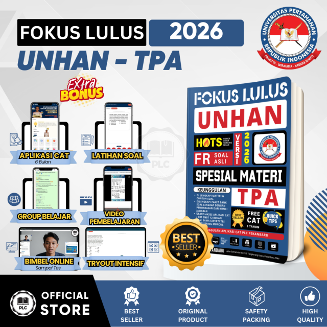 Buku Tes TPA UNHAN 2026 - Buku Tes Potensi Akademik UNHAN – Panduan Tes S2 & S3 (Update Terbaru)