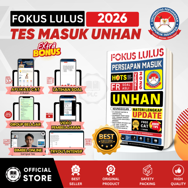 Buku Tes UNHAN 2026 - Materi & Bank Soal Paket Lengkap S1 UNHAN 2026/2027