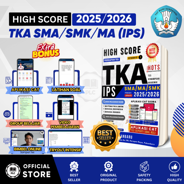 Buku Tes Kemampuan Akademik (TKA) SMA - Spesial IPS 2026/2027