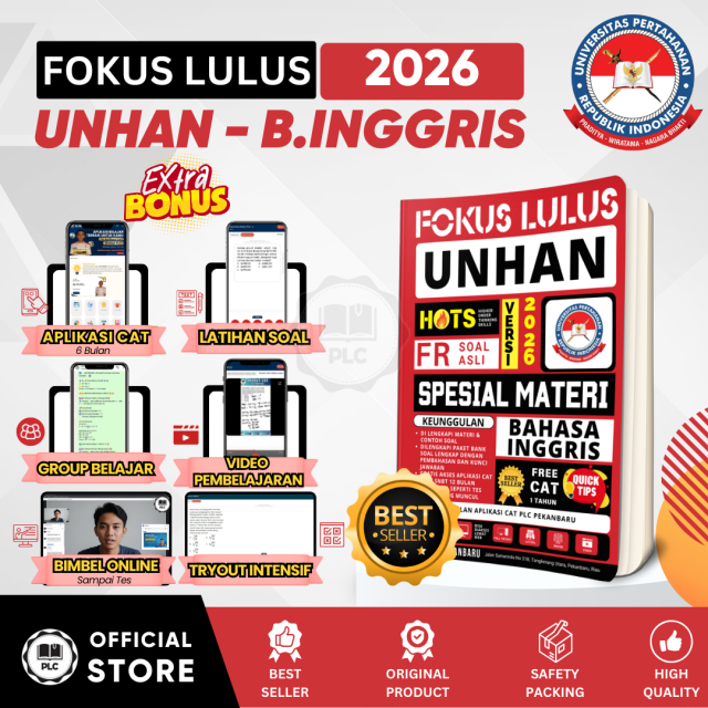 Buku Tes Bahasa Inggris UNHAN 2026/2027 – Panduan Tes S2 & S3 (Update Terbaru)
