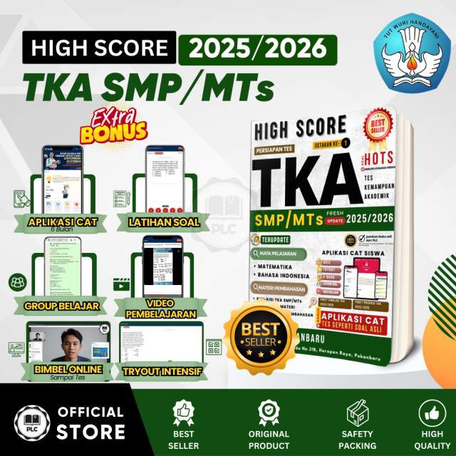 Buku Tes Kemampuan Akademik (TKA) SMP / MTs 2026 Paling Update  2026/2027