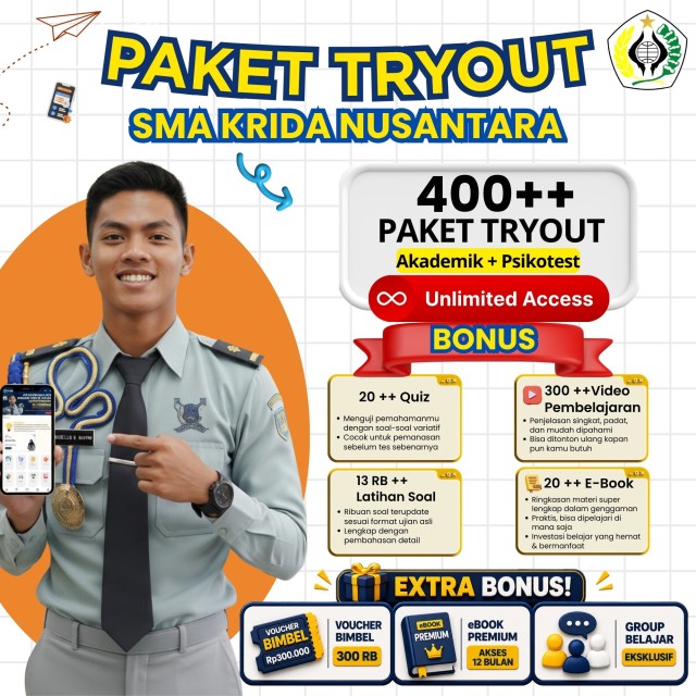 PAKET TRYOUT  KRIDA NUSANTARA 2026