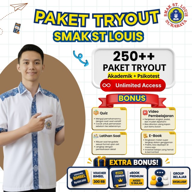 PAKET TRYOUT SMAK ST LOUIS