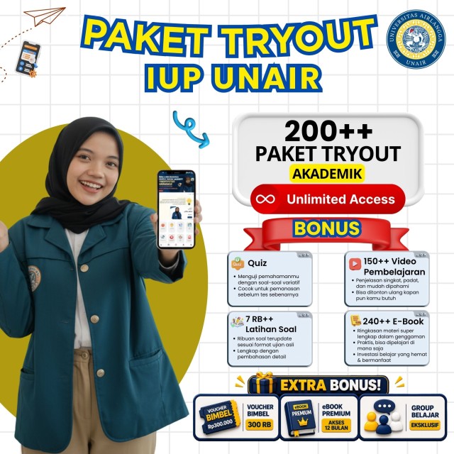 PAKET TRYOUT IUP UNAIR
