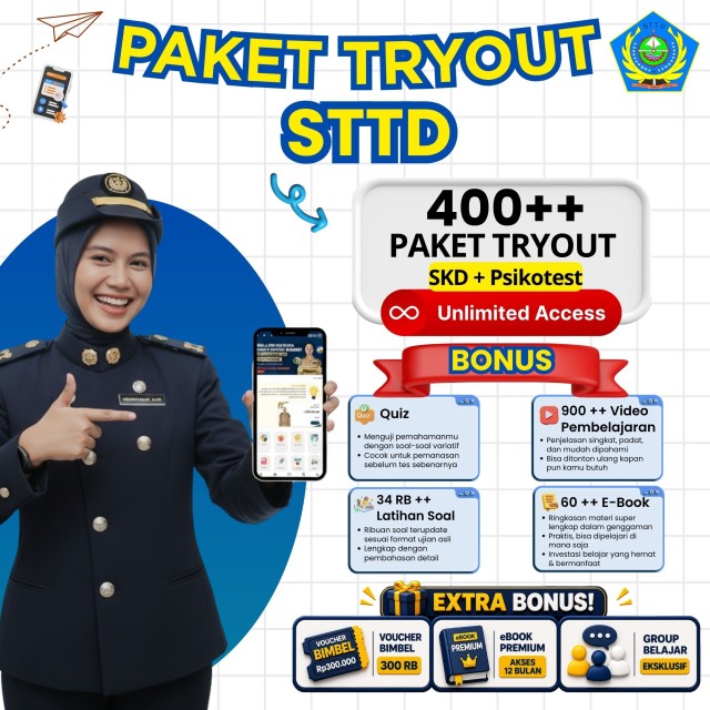 PAKET TRYOUT STTD 2026