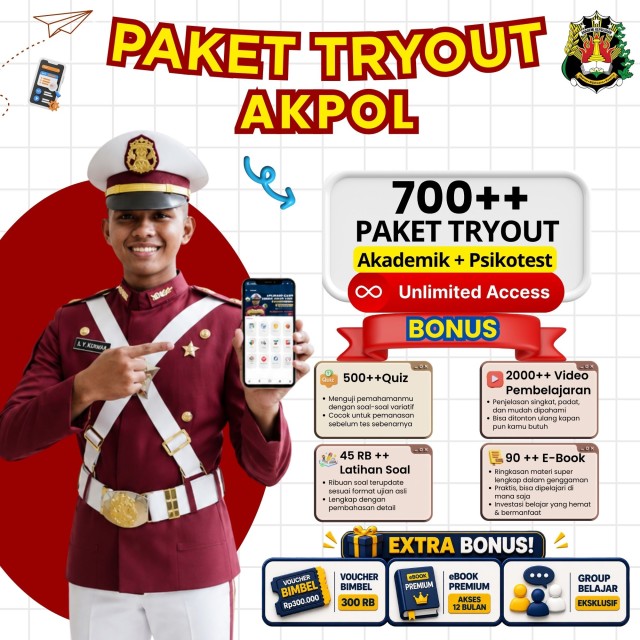 PAKET TRYOUT AKPOL 2026