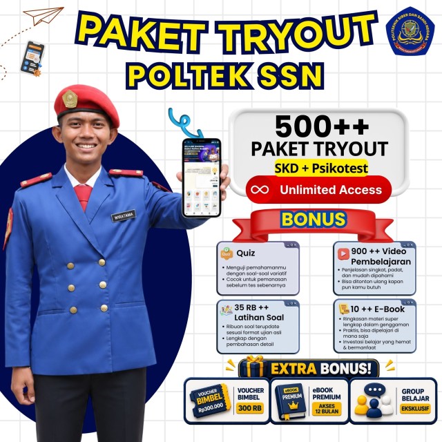 paket-belajar-online-poltek-ssn-2026-spesial-aplikasi-cat-poltek-ssn